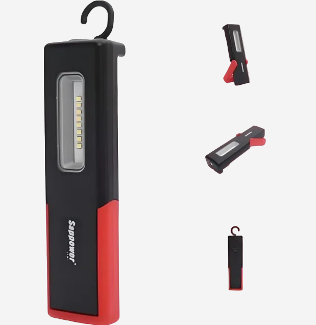 Sappower Şarjlı Led Fener Mıknatıslı F-01