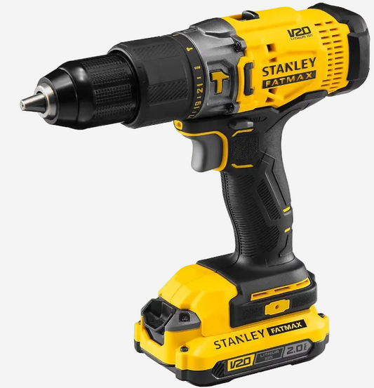 Stanley SCD718D2K 18 V Çift Akülü 2 Ah Darbeli Matkap
