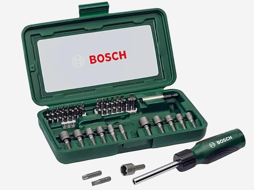 Bosch 2607019504 46 Parça Cırcırlı Tornavida Seti